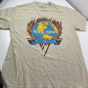 Van Halen 1979 Tour Graphic T-Shirt Men M Rock Tee